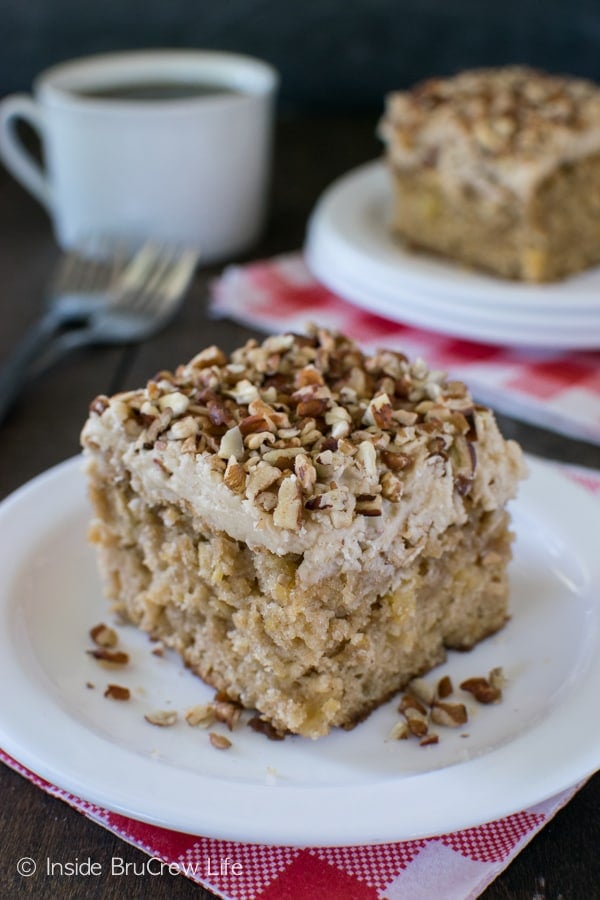 Apple Praline Cake 