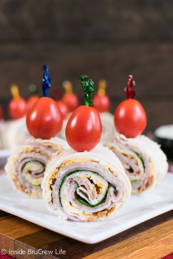 Turkey And Cheese Pinwheels