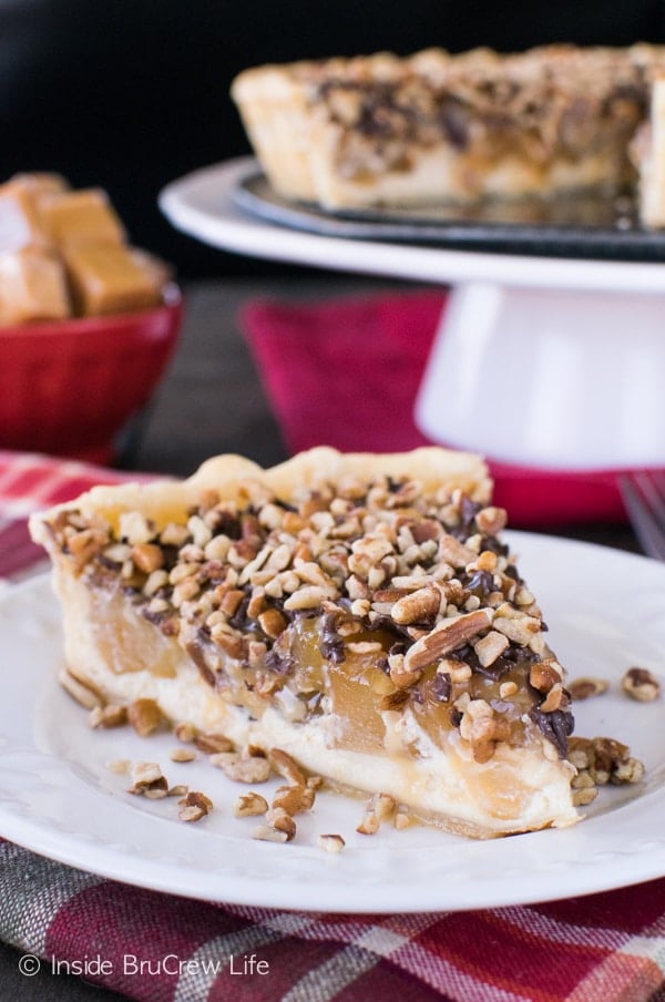 Apple Turtle Cheesecake Tart