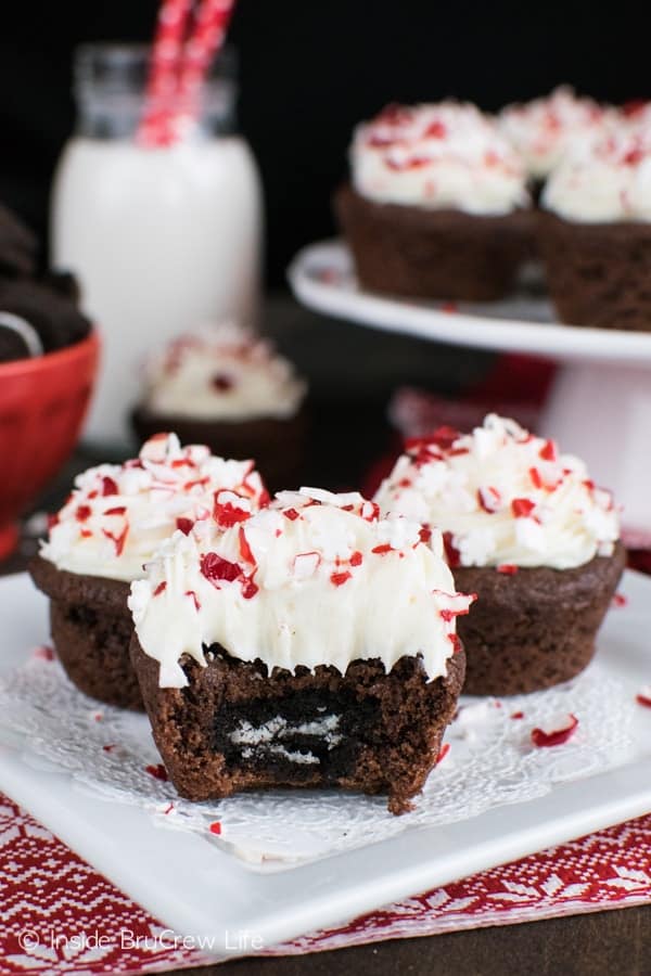 Chocolate Peppermint Oreo Cookie Cups - Inside BruCrew Life