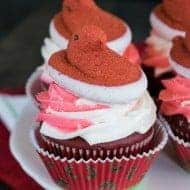 Red Velvet Peppermint Cupcakes