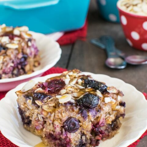 Almond Berry Baked Oatmeal