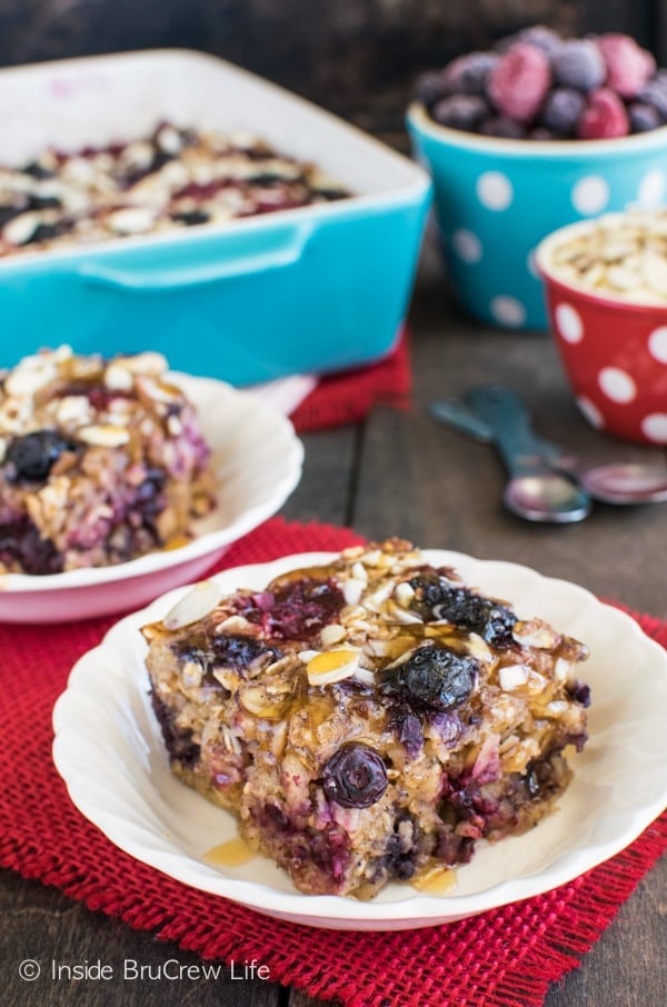 Baked Oatmeal With Berries and Almonds Recipe - NYT Cooking