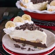 Best Fudge Bottom Banana Cream Pie