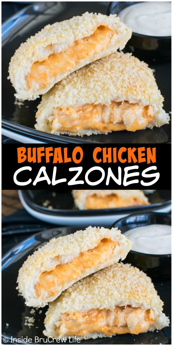 Filling biscuits with chicken dip makes this Buffalo Chicken Calzones recipe a great dinner or game day appetizer.
