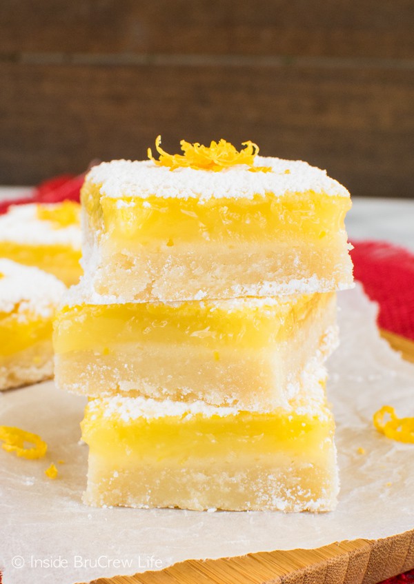 The Best Lemon Bars Recipe Inside Brucrew Life