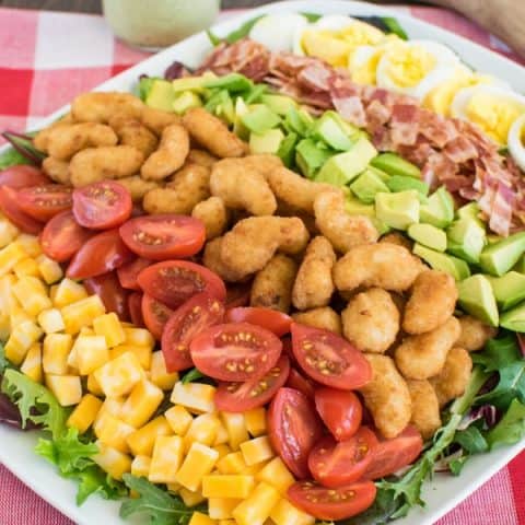 Avocado Shrimp Cobb Salad