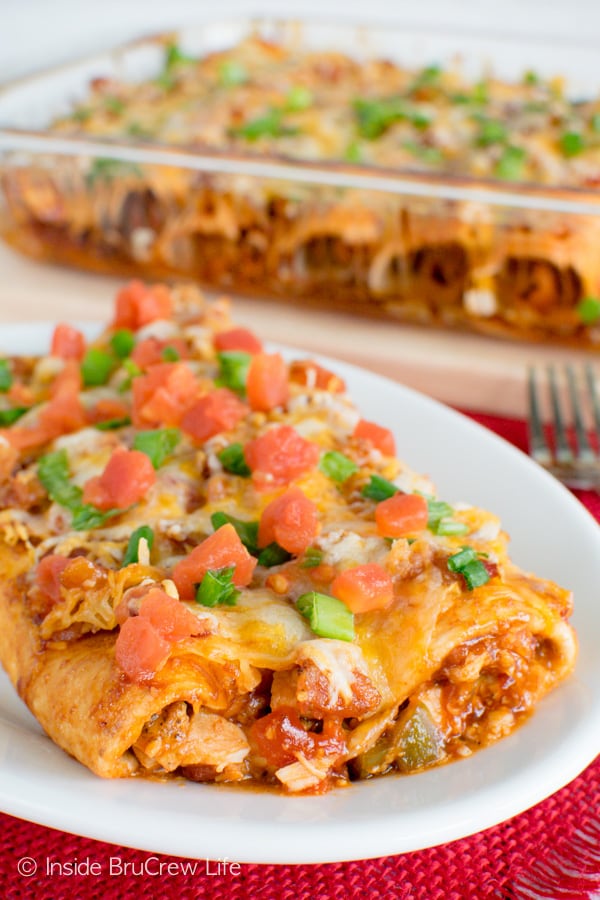 Monterey Chicken Enchiladas