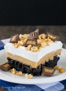 Peanut Butter Brownie Dessert - Inside BruCrew Life