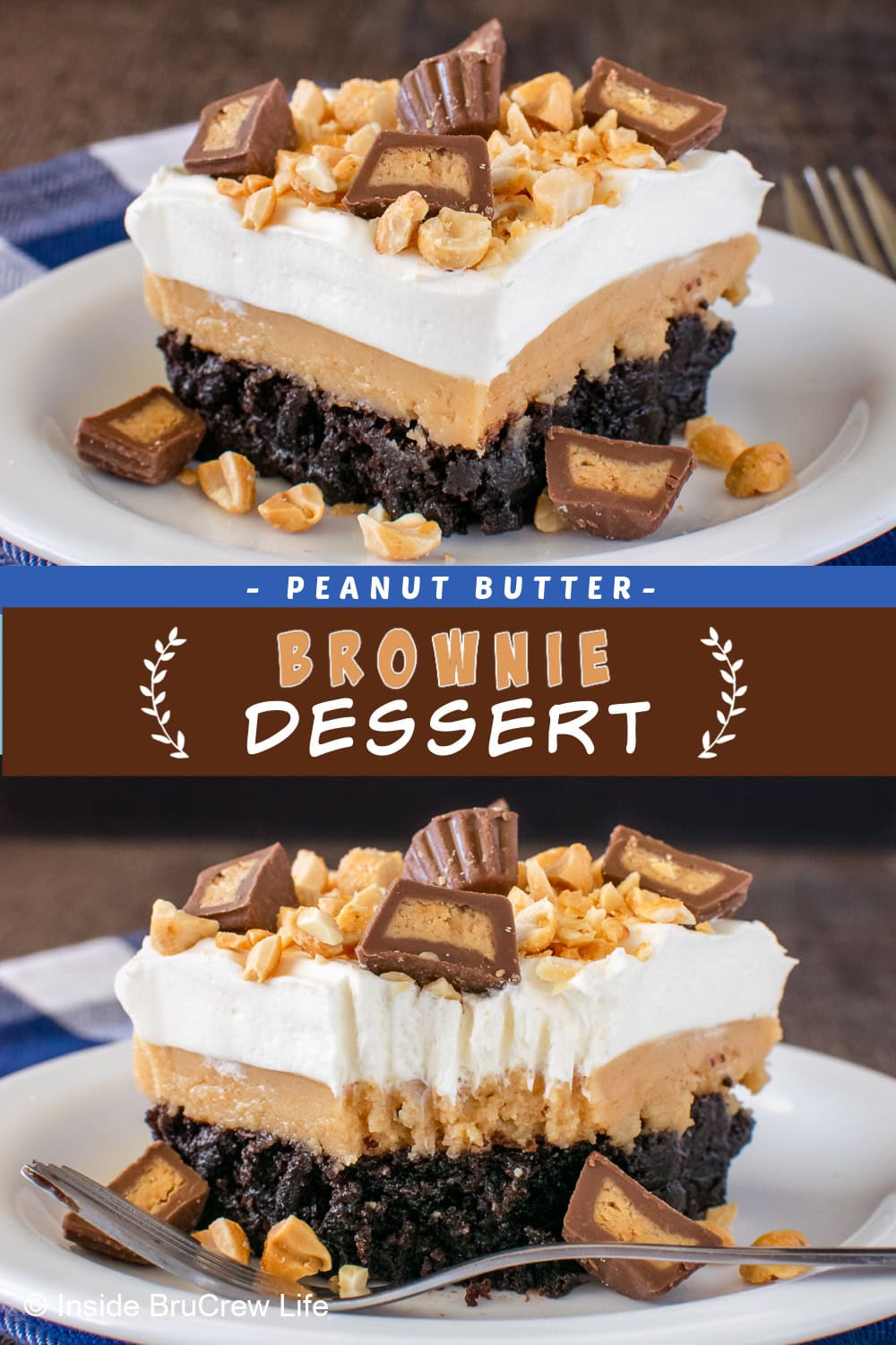 Peanut Butter Brownie Dessert Inside Brucrew Life 2861