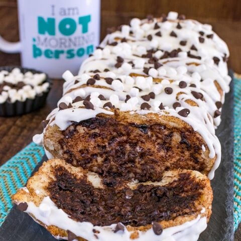 Gooey S’mores Pull Apart Bread