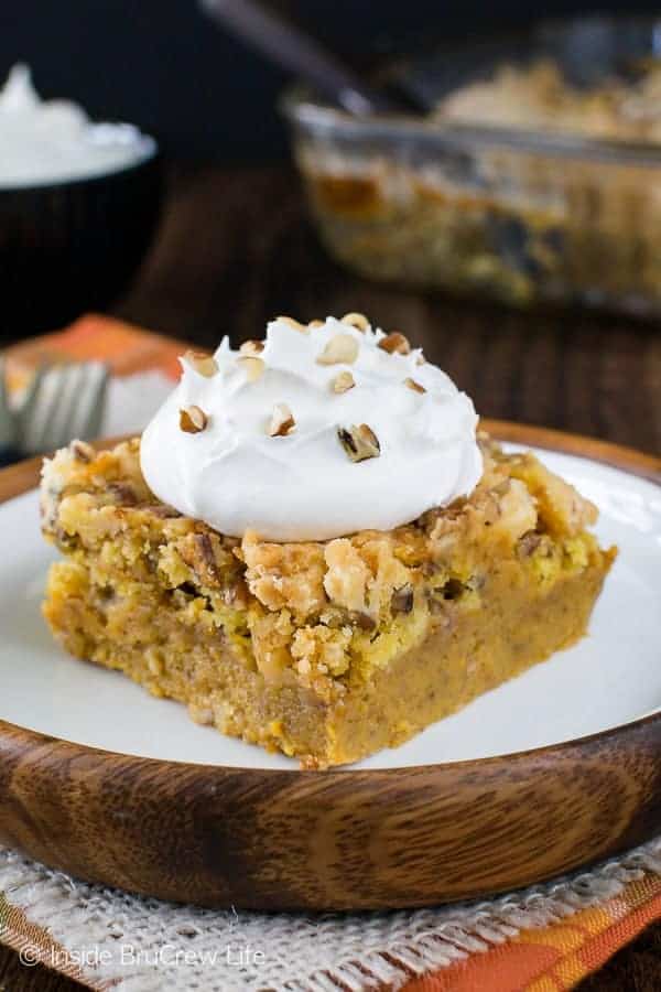 Easy Pumpkin Crunch Cobbler Inside BruCrew Life