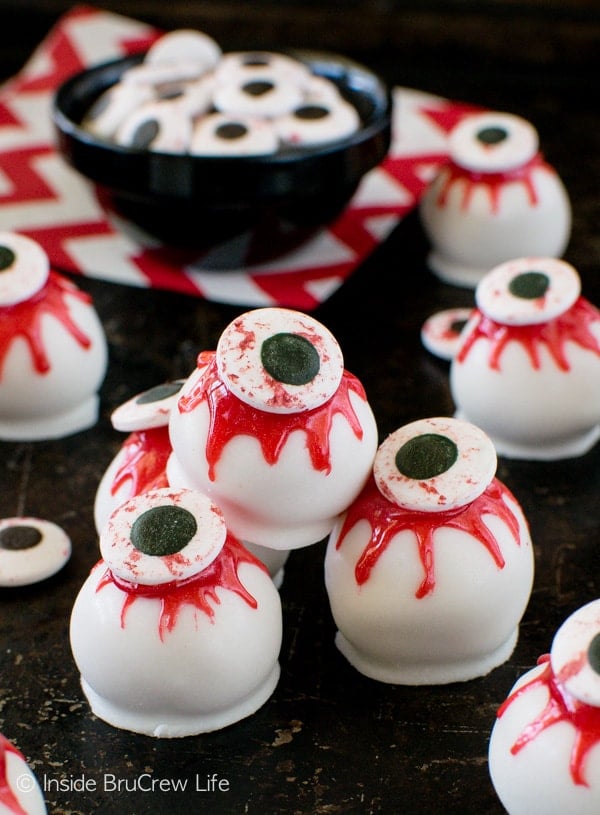 How to make edible eyeballs! (Savory!) - Spend With Pennies  Halloween  pumpkin recipes, Halloween food for party, Halloween dinner