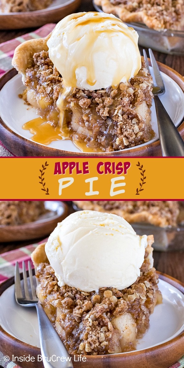Apple Crisp Pie - Inside BruCrew Life