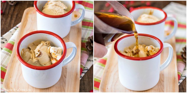 How to Make Salted Caramel Coffee Floats