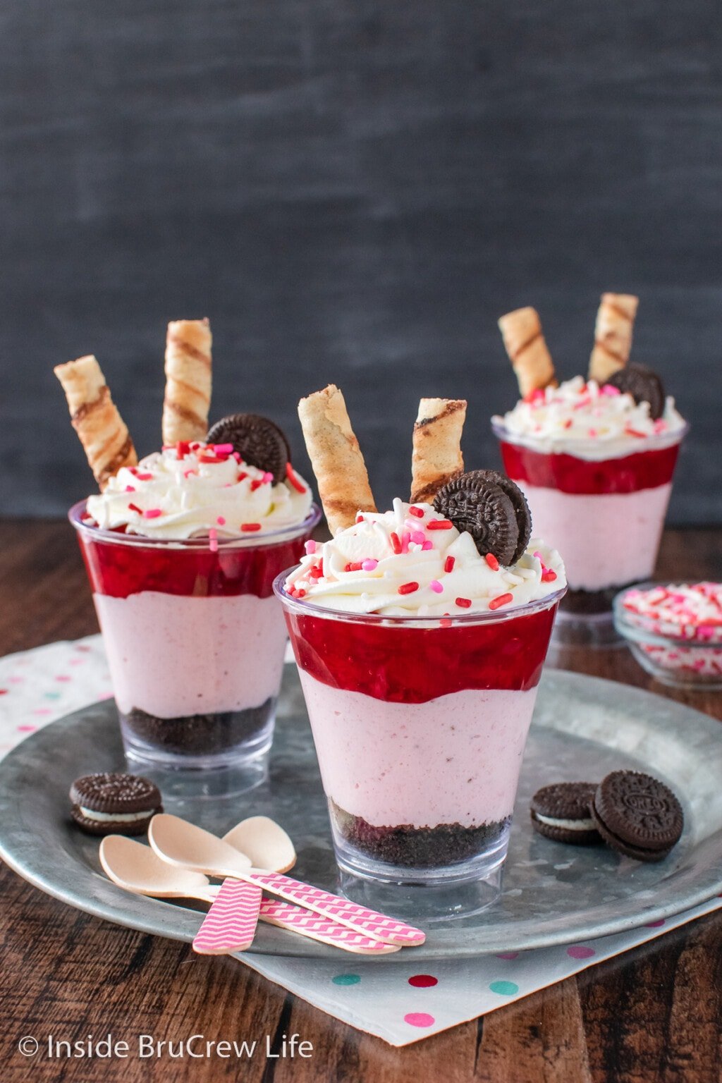 Strawberry Cheesecake Parfaits - Inside BruCrew Life