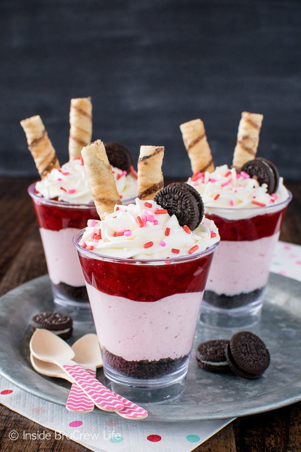 Strawberry Mousse Cheesecake Parfaits Inside Brucrew Life