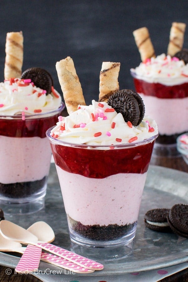 Strawberry Mousse Cheesecake Parfaits Inside Brucrew Life