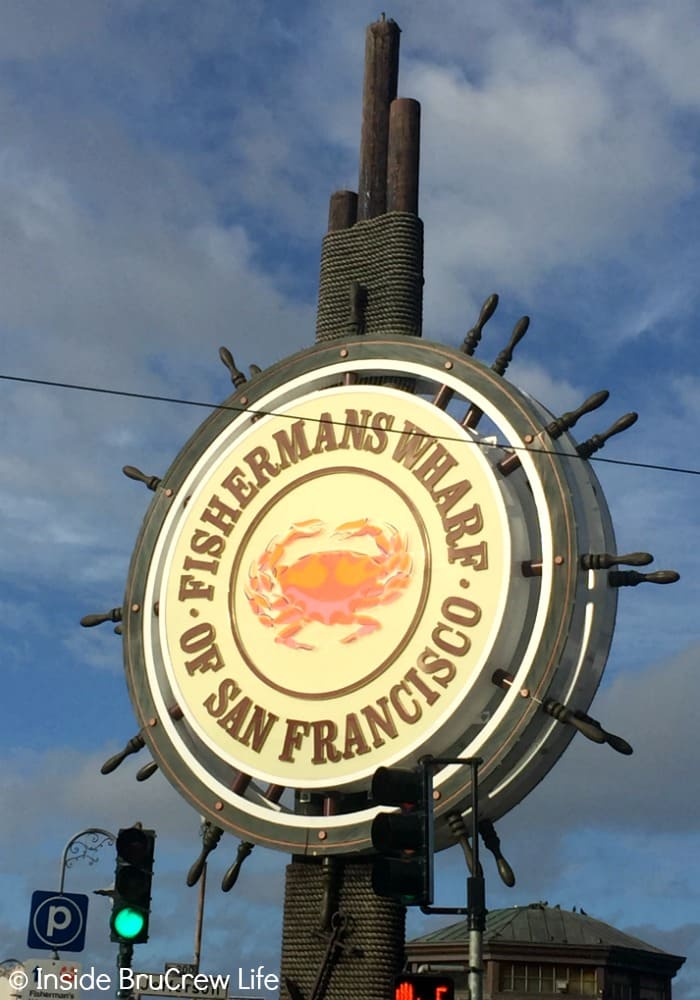 Seven Places to Visit in San Francisco - the shops and piers at Fishermans Wharf are a must see. There are lots of fun places to eat and enjoy.