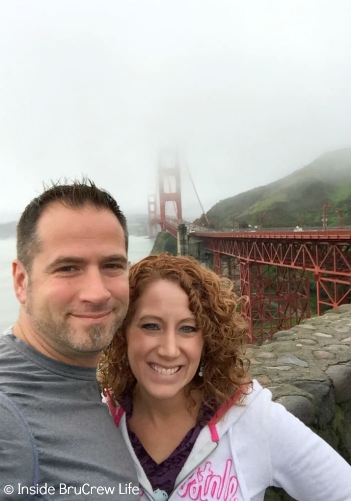 Seeing the Golden Gate Bridge was on our Seven Places to Visit in San Francisco list!