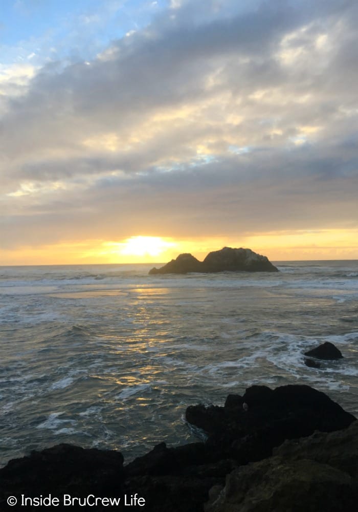 Seven Places to Visit in San Francisco - watching the sun set at Lands End is a great way to end any day in San Francisco.