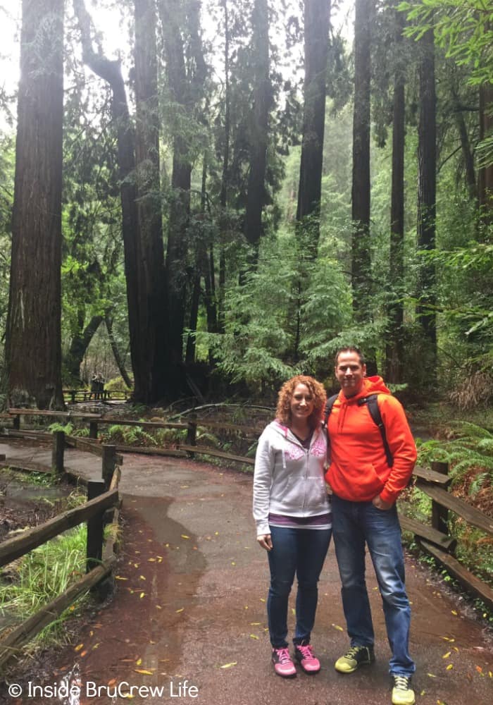 Seven Places to Visit in San Francisco - hiking the trails in Muir Woods