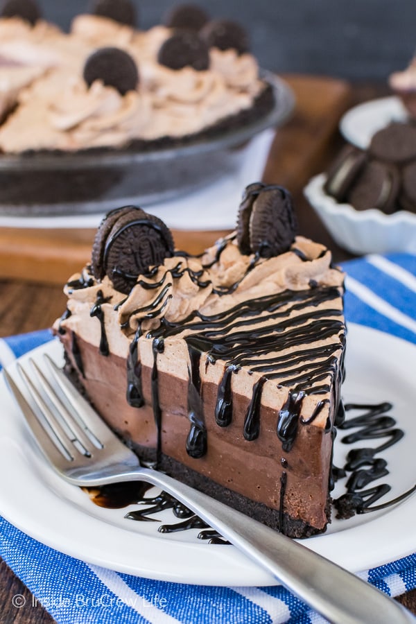 No Bake Chocolate Cream Pie