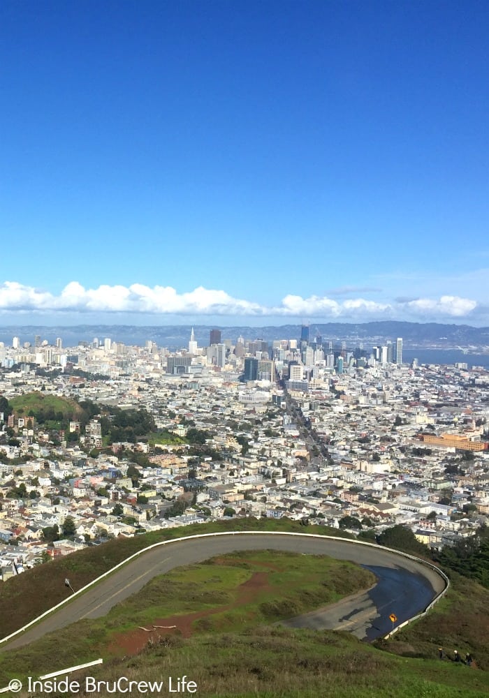 Seven Places to Visit in San Francisco - seeing the city from the top of Twin Peaks is impressive.