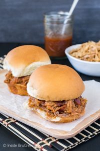 Slow Cooker Pulled Pork Recipe {Two Ingredients} - Inside BruCrew Life