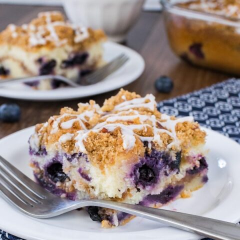 Blueberry Pecan Coffee Cake