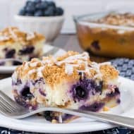 Blueberry Pecan Coffee Cake