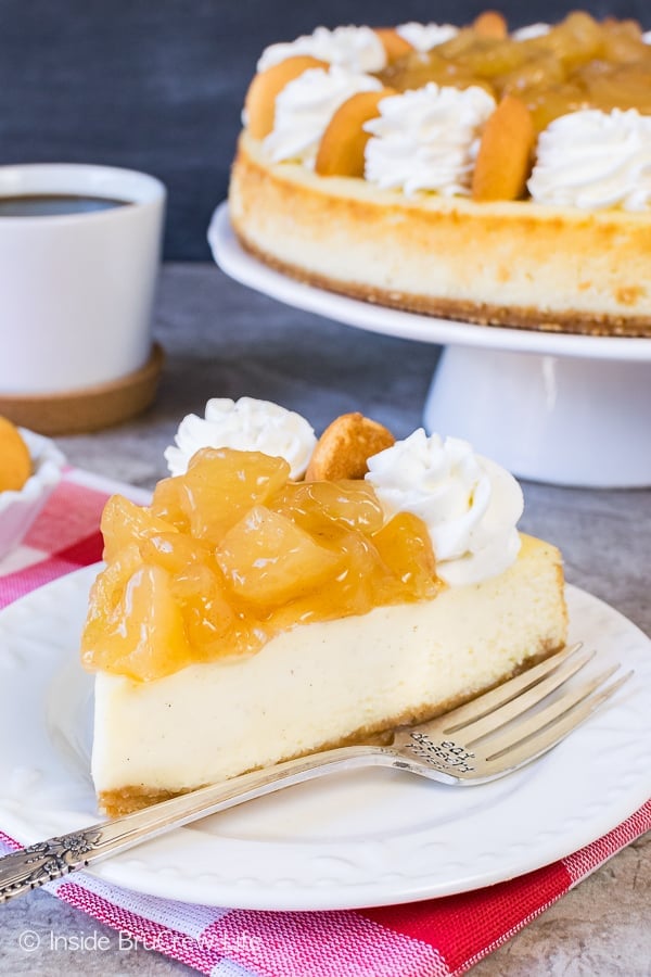 Vanilla Bean Cheesecake - add your favorite pie filling to the top of this creamy homemade cheesecake. Make this recipe for special events and dinners!