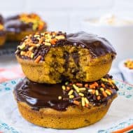 Chocolate Chip Pumpkin Donuts