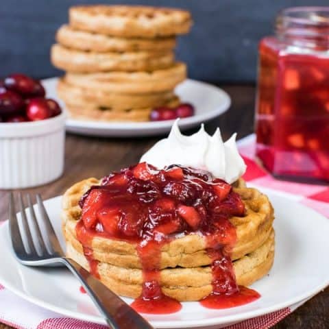 Spiced Apple Waffles