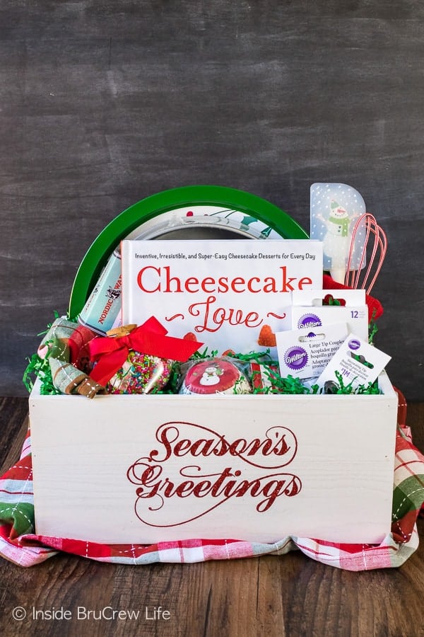 Cheesecake Love Christmas Giveaway - win this box of cheesecake supplies to make your own cheesecakes for the holidays