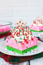 No Bake Peppermint Cheesecake Bars - Inside BruCrew Life