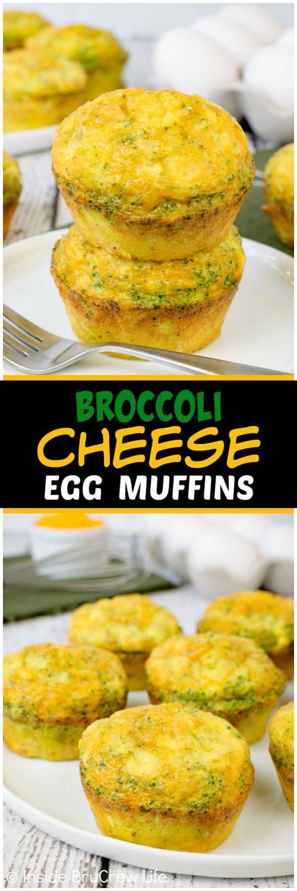 Broccoli Cheese Egg Muffins