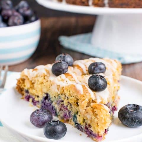 Blueberry Orange Crumble Cake