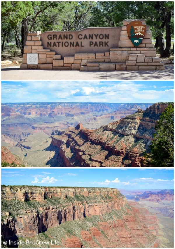 Visiting Grand Canyon National Park - you can see a lot in just a short amount of time at the canyon. 