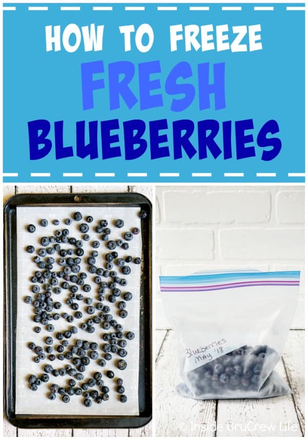 How to Freeze Fresh Blueberries