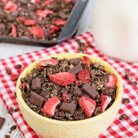 Chocolate Covered Strawberry Granola