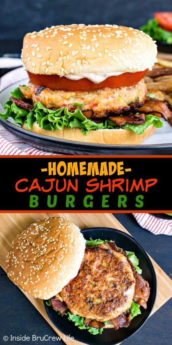 Cajun Shrimp Burger Recipe 