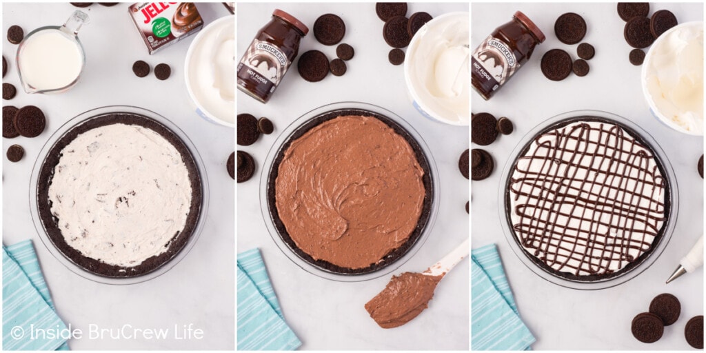 Cookies and Cream Chocolate Pie Inside BruCrew Life