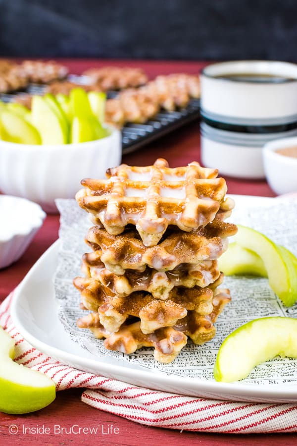 Mini Waffle Donuts - The Kitchen Magpie