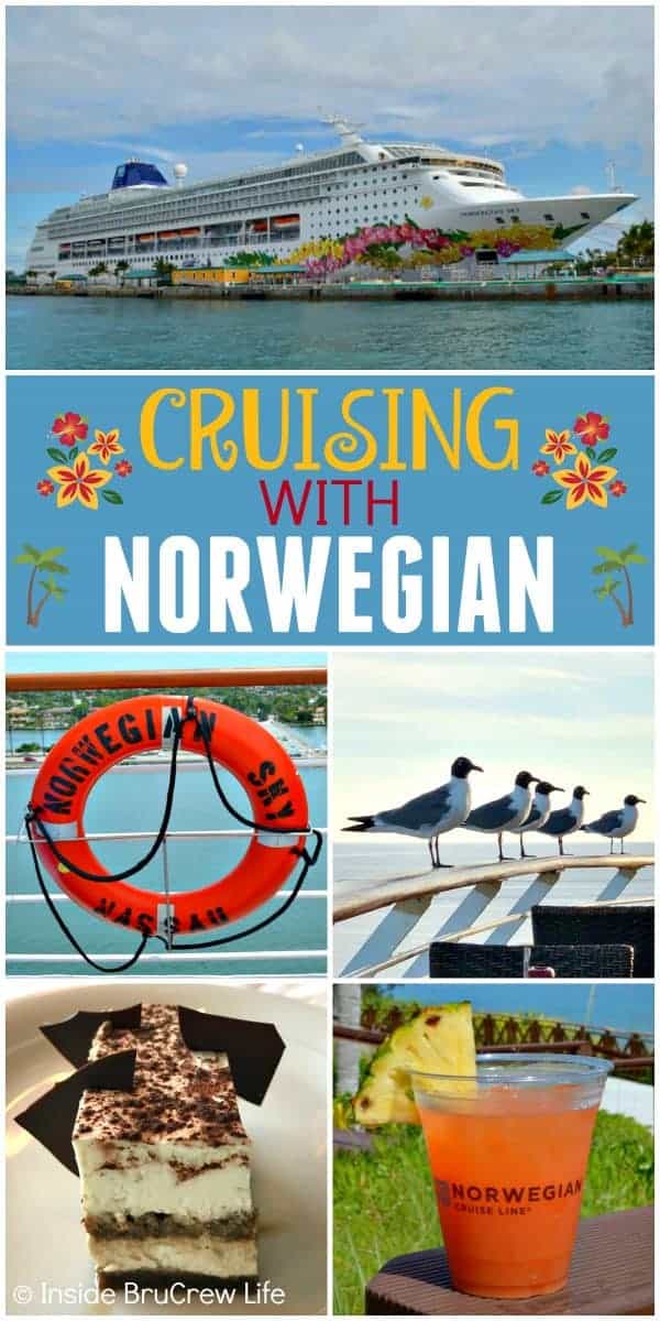 Cruising with Norwegian Cruise Line - you will enjoy so many fun activities, meals, drinks, and ports when you cruise with Norwegian #cruise #vacation #norwegian #caribbean 