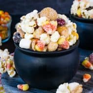 Candy Corn Popcorn Mix