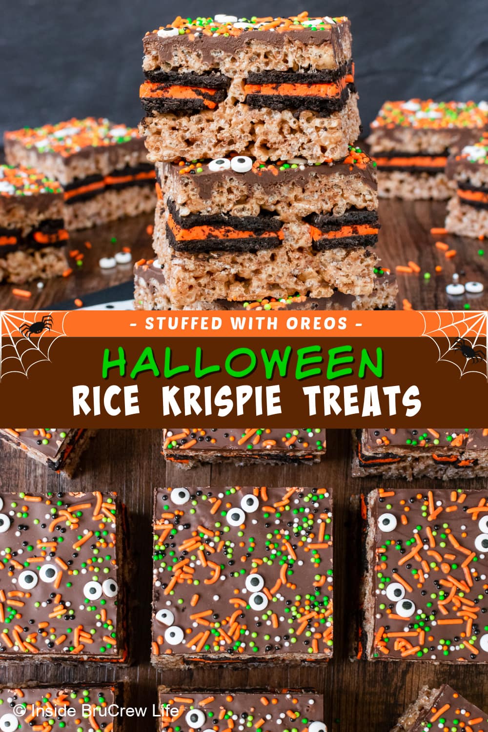 Halloween Rice Krispie Treats - Inside BruCrew Life