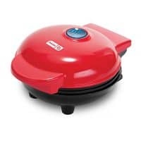Dash Mini Maker: The Mini Waffle Maker Machine for Individual Waffles, Paninis, Hash browns, & other on the go Breakfast, Lunch, or Snacks - Red