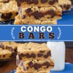 Pinterest image for Congo Bars.