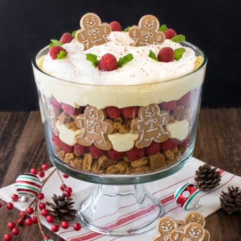 No Bake Eggnog Trifle